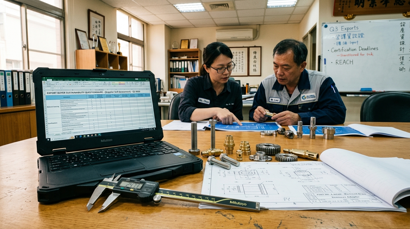 金屬外銷業務的 50 題買家問卷攻防全集：一鍵複製的標準英文抗辯回信